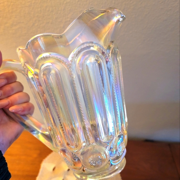 LE Smith iridescent Moon & Stars pitcher - Picture 5 of 5